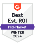 G2 Best Est. ROI - Mid-Market