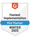 G2 Fastest Implementation of IAM award