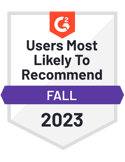 G2 Privileged Access Management that Users are Most Likely to Recommend award