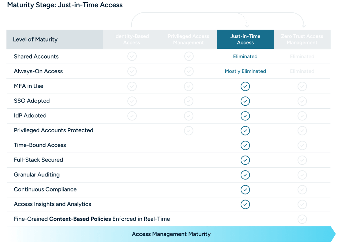 Maturity Stage_ Just-In-Time Access-1