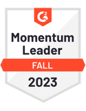 G2 Momentum Leader award