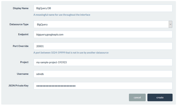 BigQuery GCP Secret Manager