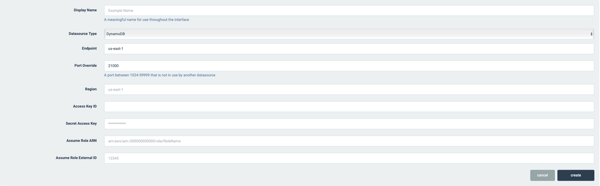 DynamoDB Metabase