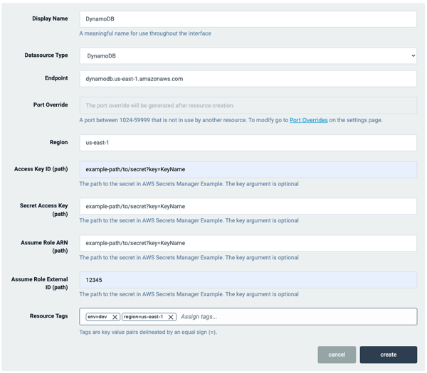 NGINX DynamoDB