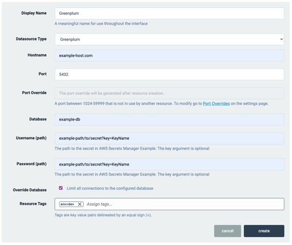 NGINX Greenplum