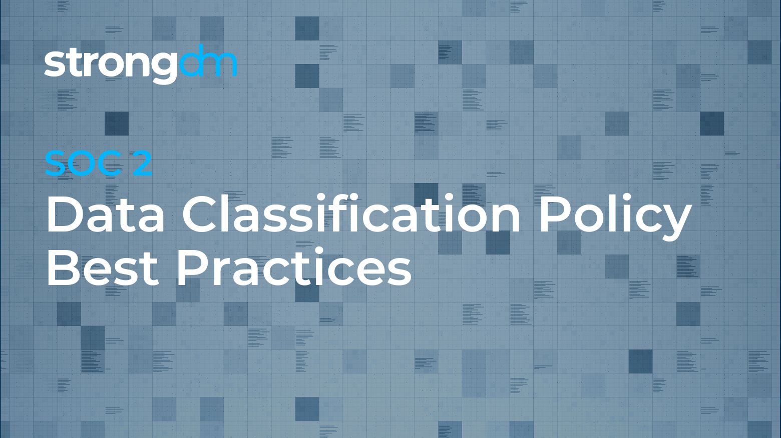 Data Classification Policy Best Practices