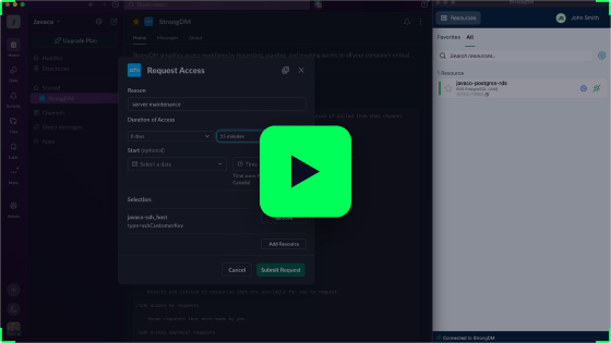 StrongDM product walkthrough video